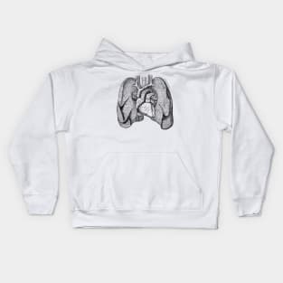 Human Body - Lungs Kids Hoodie